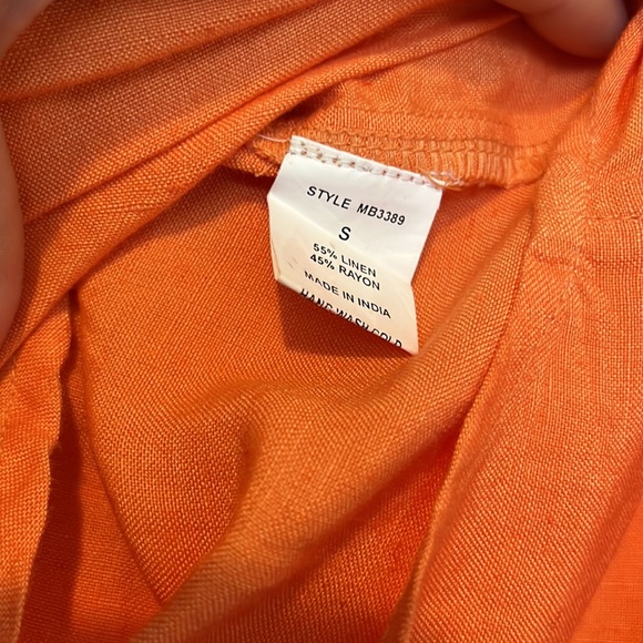 Monday Swimwear MONACO LINEN SHIRT IN SUNKISSED - Picture 7 of 8